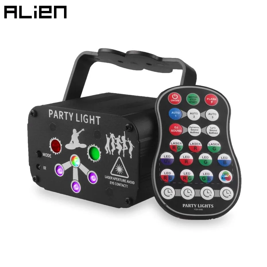 Black aluminum projector lantern with USB power and hanging holes