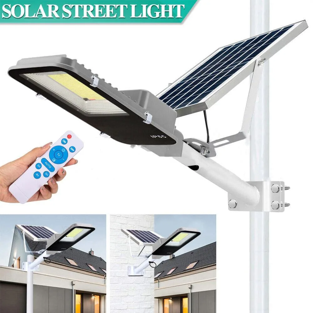 PFCTART PFCTART Solar Street Light 150W 6500 Lumens Dusk-to-Dawn Remote Pole — product photo