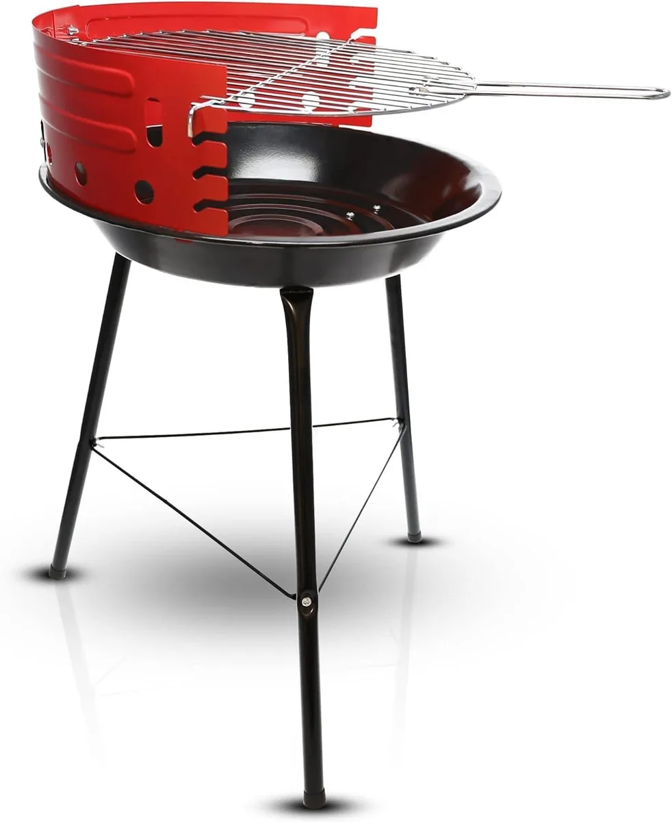  Gas One CG-16H-A Charcoal BBQ Grill Red 153 sq in — product photo