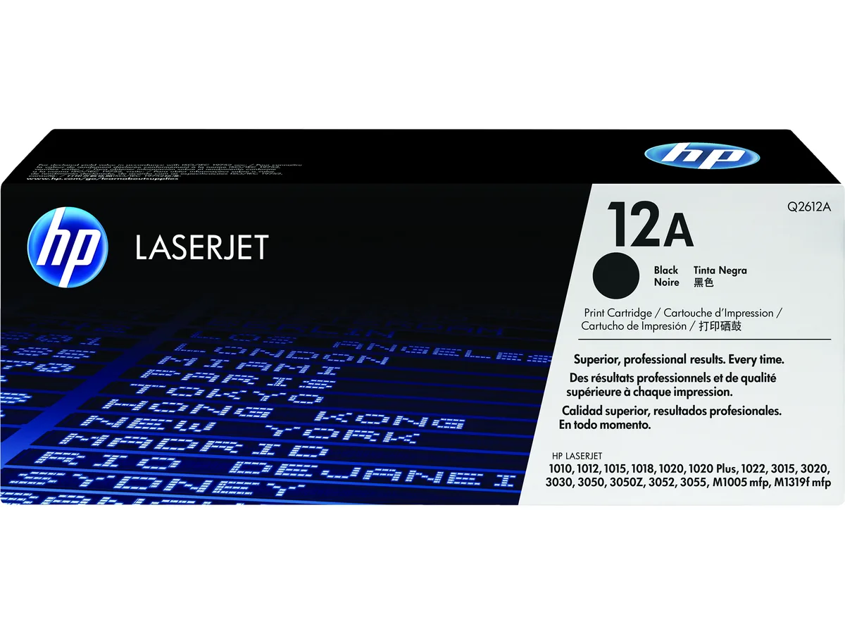 HP HP Q2612A 12A Black Toner Cartridge 2000 Pages — product photo