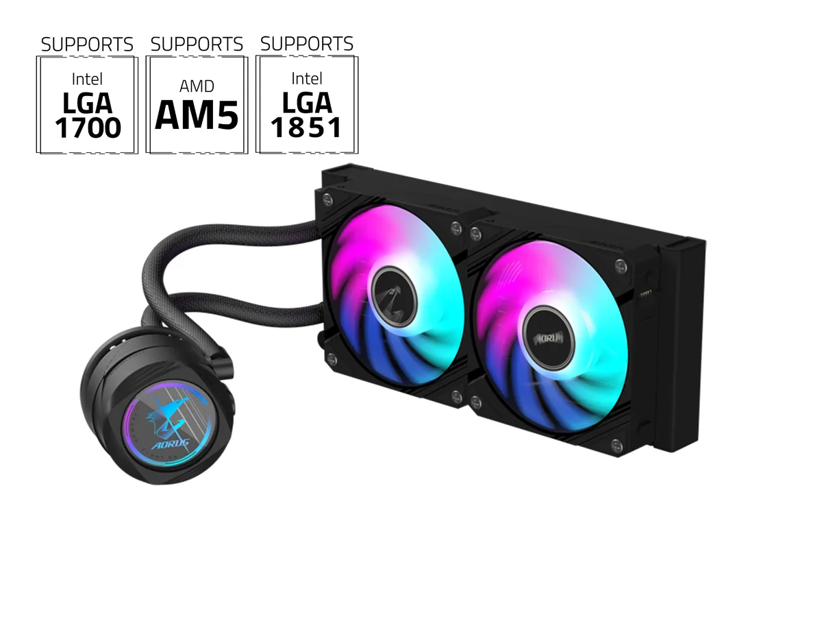 GIGABYTE GIGABYTE AORUS WATERFORCE II 240 liquid cooler — product photo