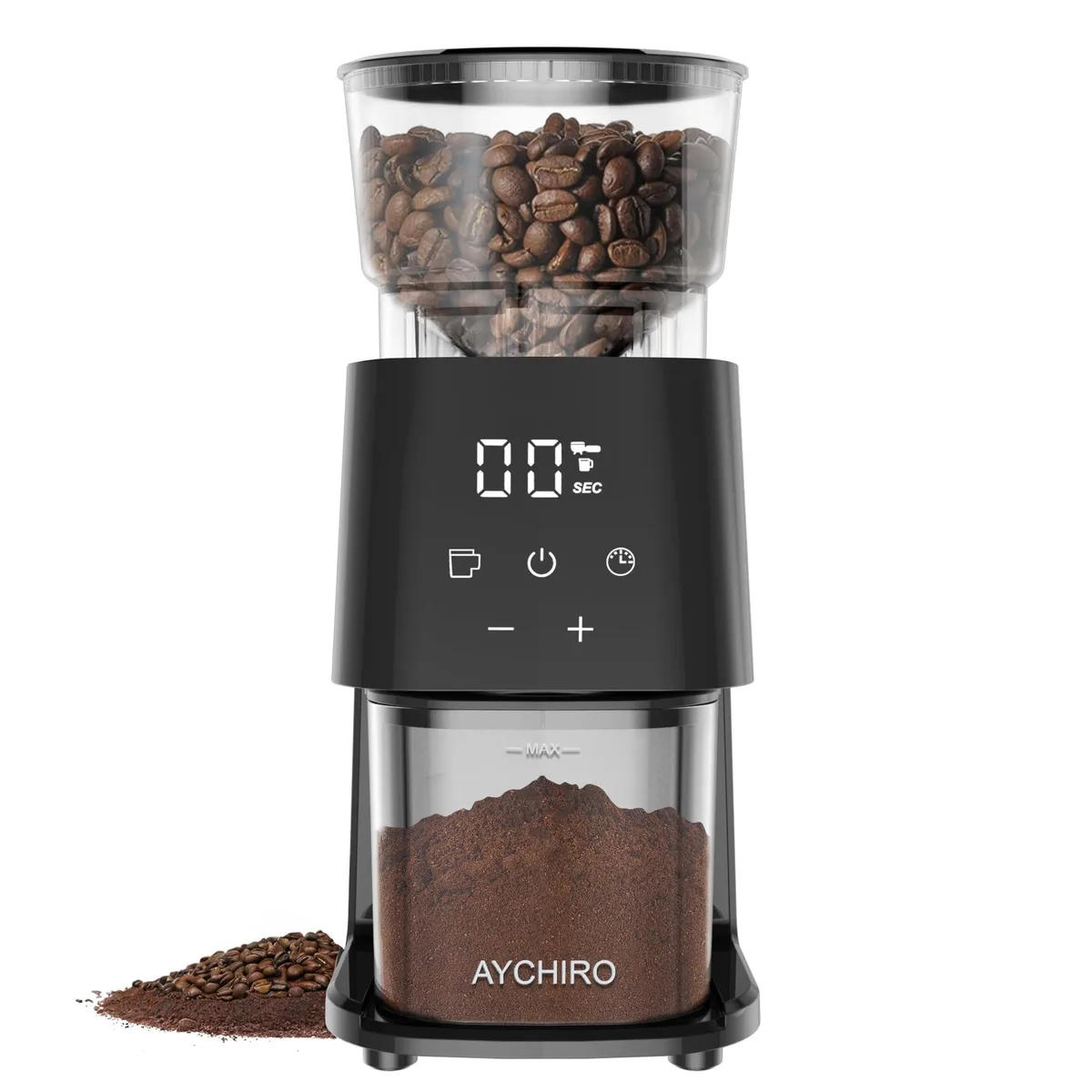  AYCHIRO US-BG710T-GK01 coffee grinder 30 settings 2-12 cups 120V — product photo