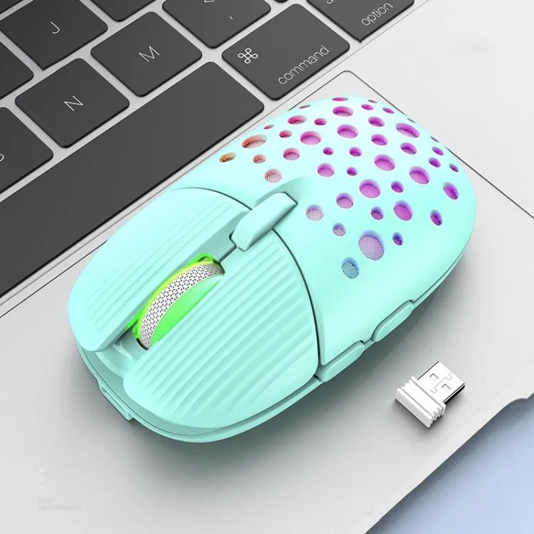 allentian allentian K-Snake BM900 6-Button 2.4G Wireless Mouse Macaron Green — product photo