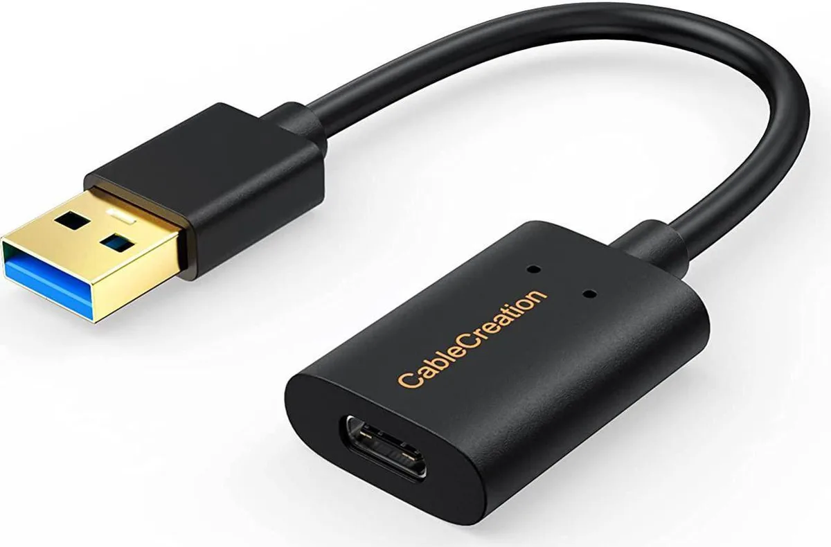 Vszerda Vszerda USB 3.1 C Female to A Male Adapter Cable 5Gbps — product photo