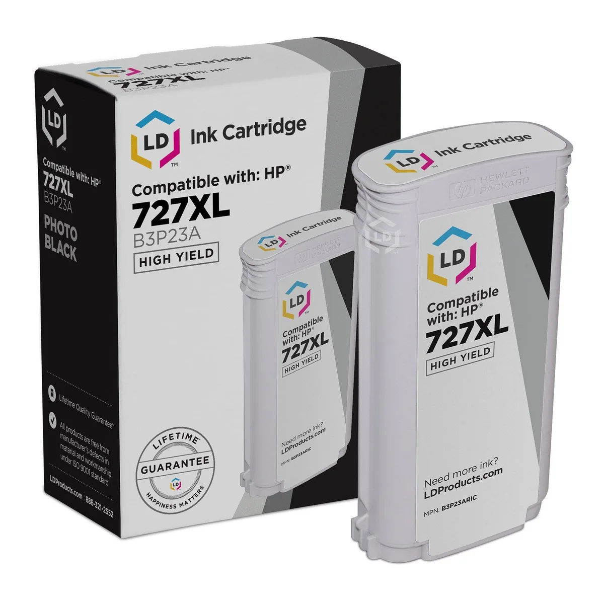 LD Products LD Products HP 727XL B3P23A Photo Black Ink Cartridge 4000 Pages — product photo