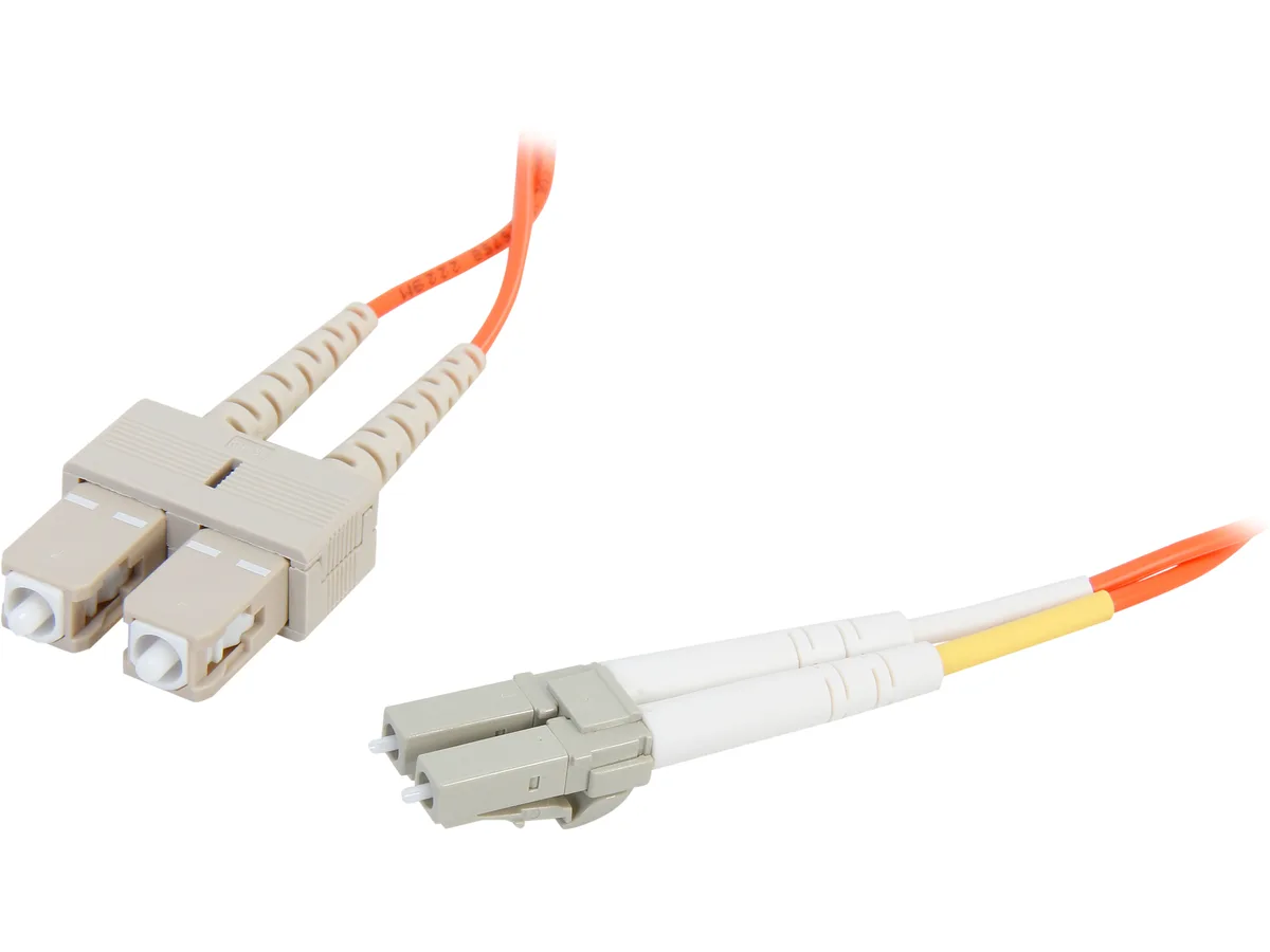 Cables To Go Cables To Go 33155 6.56 ft LC/SC Duplex 62.5/125 Multimode Fibre Optic Cable Orange — product photo