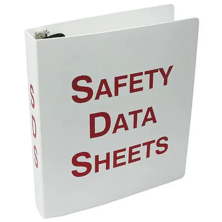 Accuform Accuform ZRS632 Safety Data Sheets Binder 10 5/8 in W 11 5/8 in H — product photo