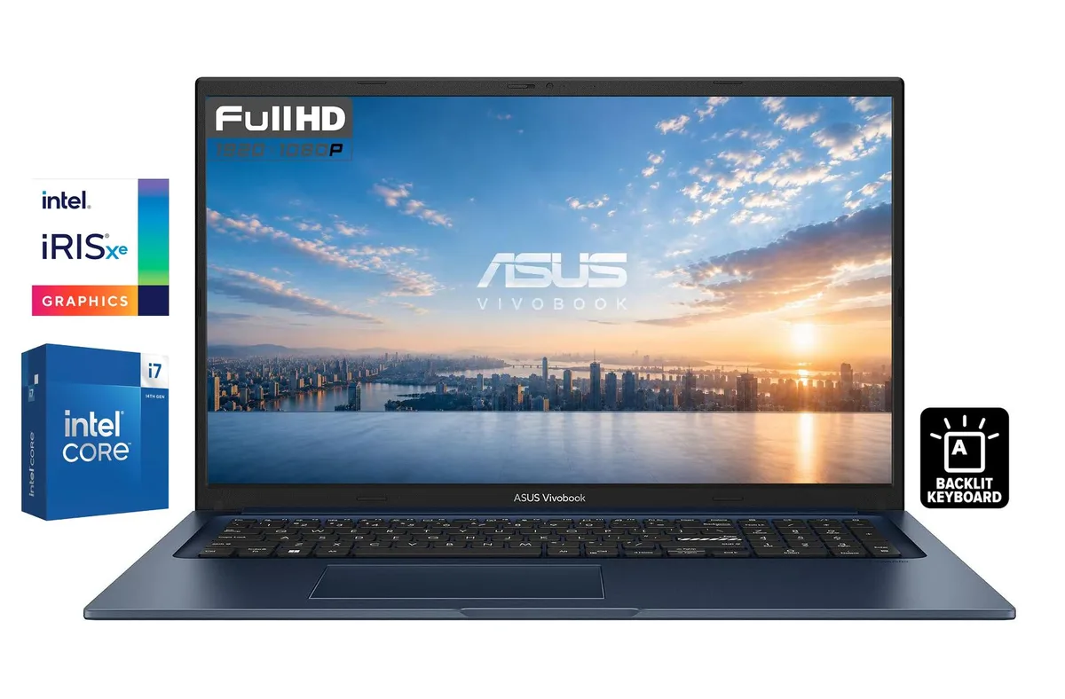 ASUS ASUS Vivobook 17 17.3" FHD i7-1355U 24GB 2TB SSD Quiet Blue — product photo