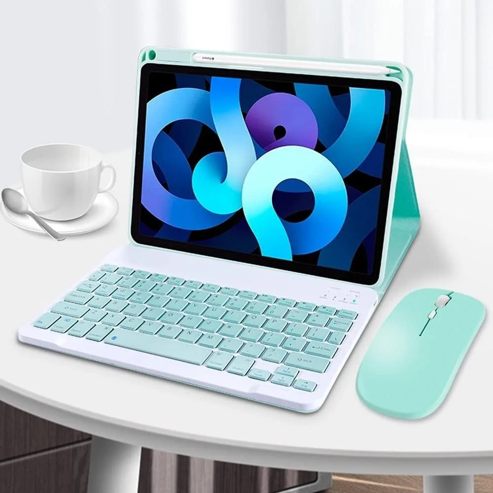 Batianda Batianda Keyboard Case Mouse 10.2/10.5 Mint Green 2 in 1 accessory — product photo