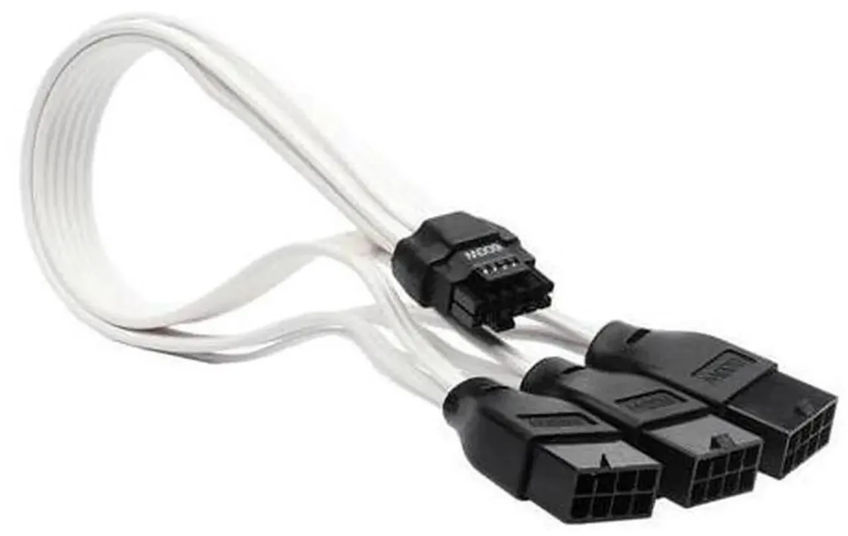 SMUGDESK SMUGDESK PCIe 5.0 16Pin Male to 3 x 8Pin Female Power Splitter Cord — product photo