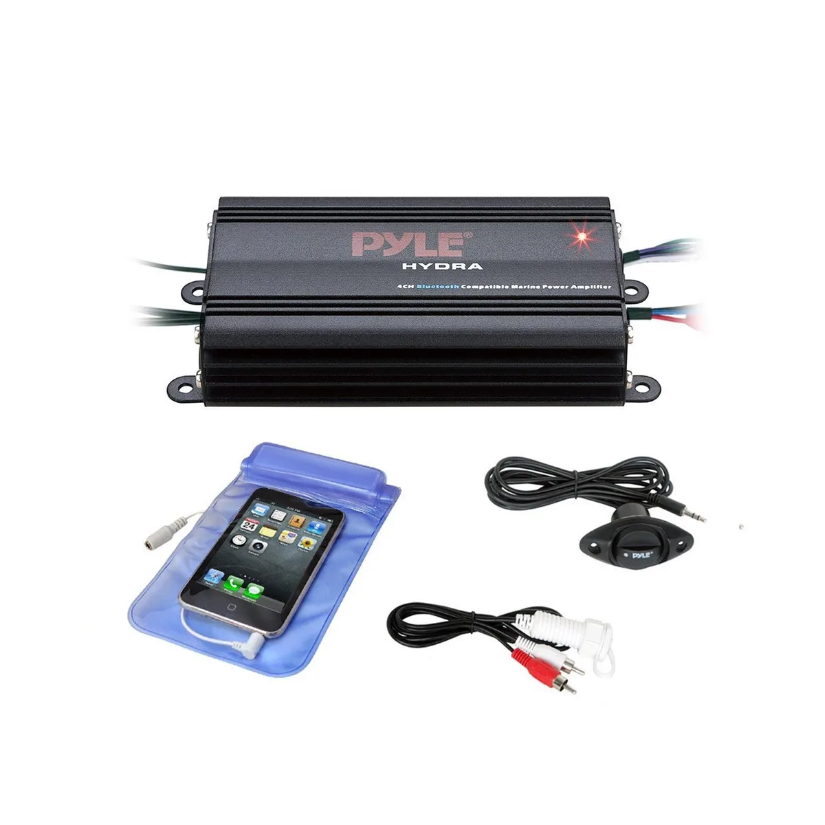 Sound Sound PLMRMB4CW 4-Channel Marine Amplifier Kit 400W Peak — product photo