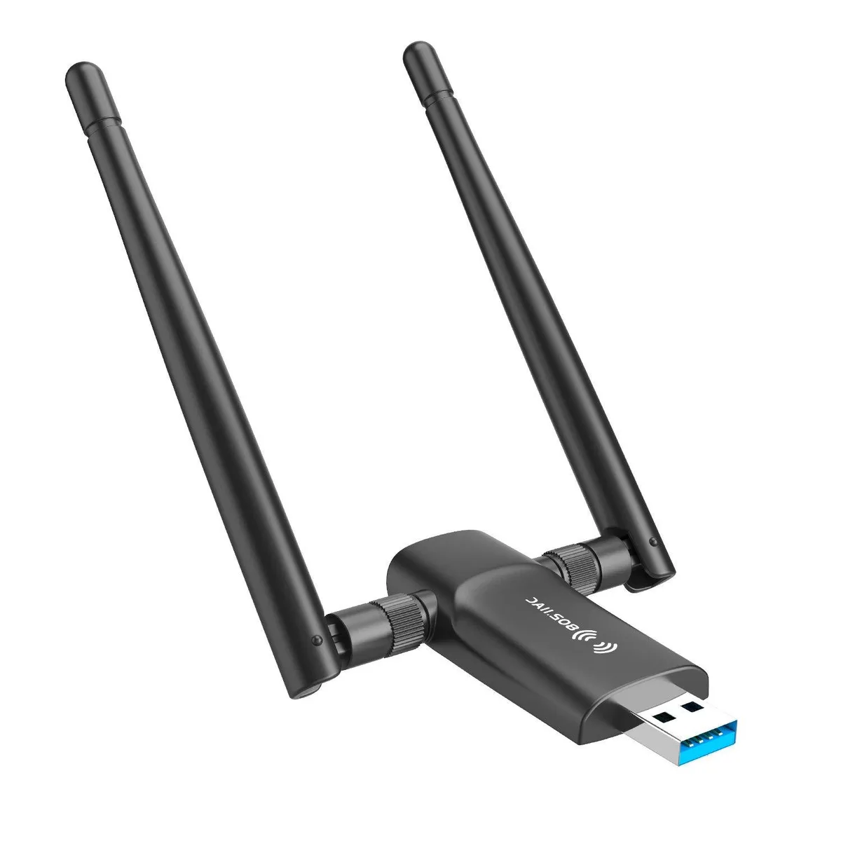 KEHIPI KEHIPI AC1300 USB Wi-Fi adapter dual 5 dBi antennas 5.8 GHz 2.4 GHz — product photo
