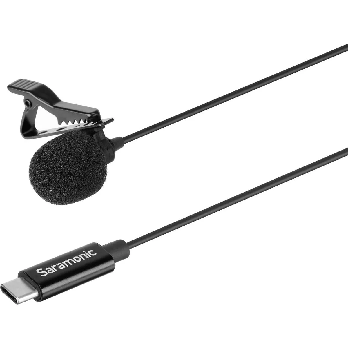 Saramonic Saramonic LavMicro U3A Lavalier Microphone USB-C 6.6' Cable Right-Angle Adapter — product photo