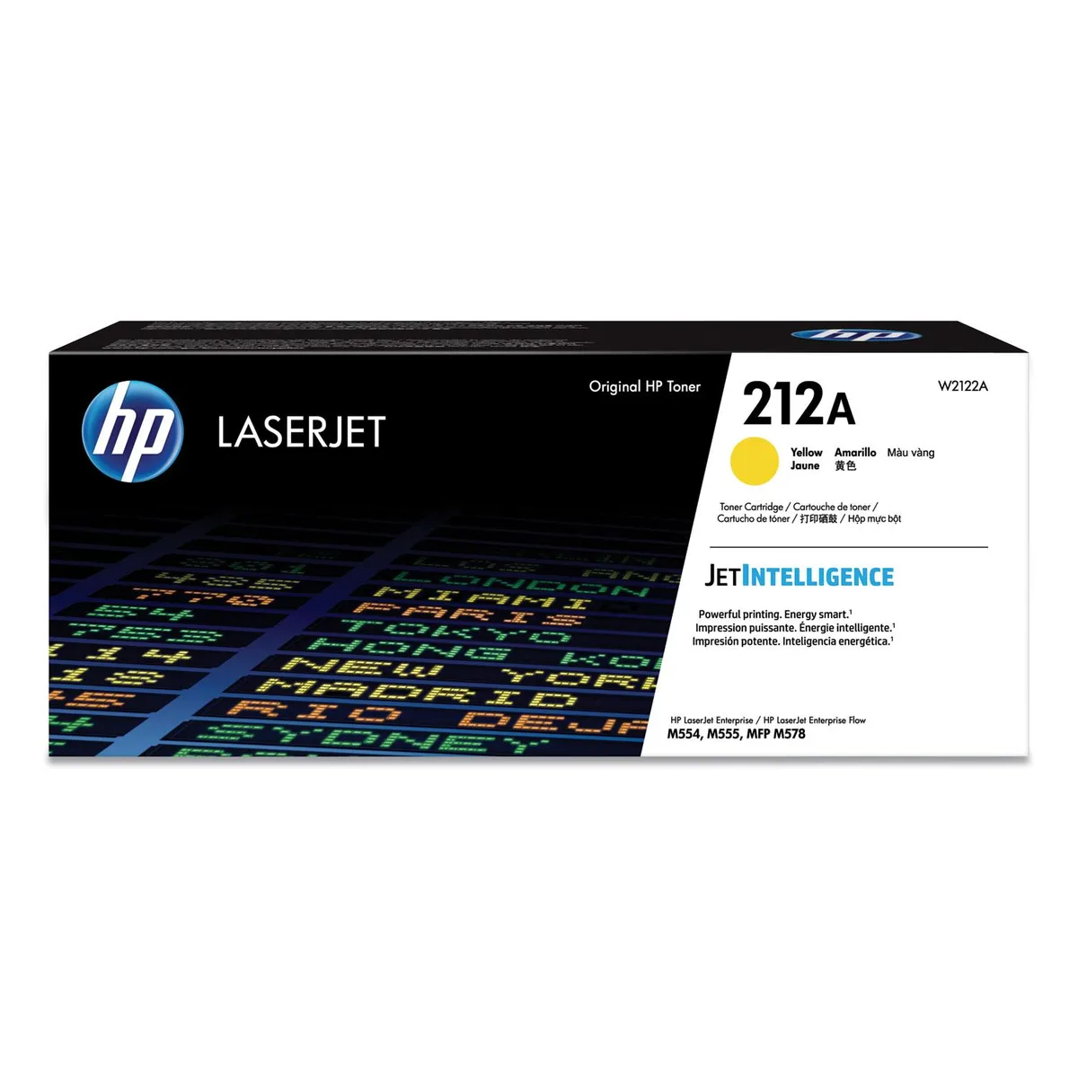 HP HP W2122A 212A Yellow Toner Cartridge ~4,500 pages — product photo