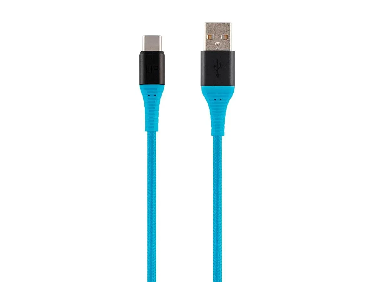 Monoprice Inc. Monoprice Inc. 138318 USB C to USB A 2.0 cable 6 ft blue AtlasFlex — product photo