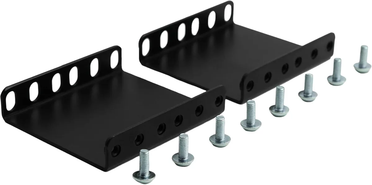 TAURKENAM TAURKENAM 3.1 inch Rack Recessed Adapter 2U Black — product photo