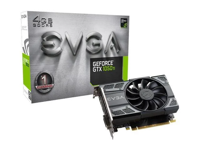 EVGA EVGA GeForce GTX 1050 Ti GAMING 04G-P4-6251-KR 4GB GDDR5 graphics card — product photo
