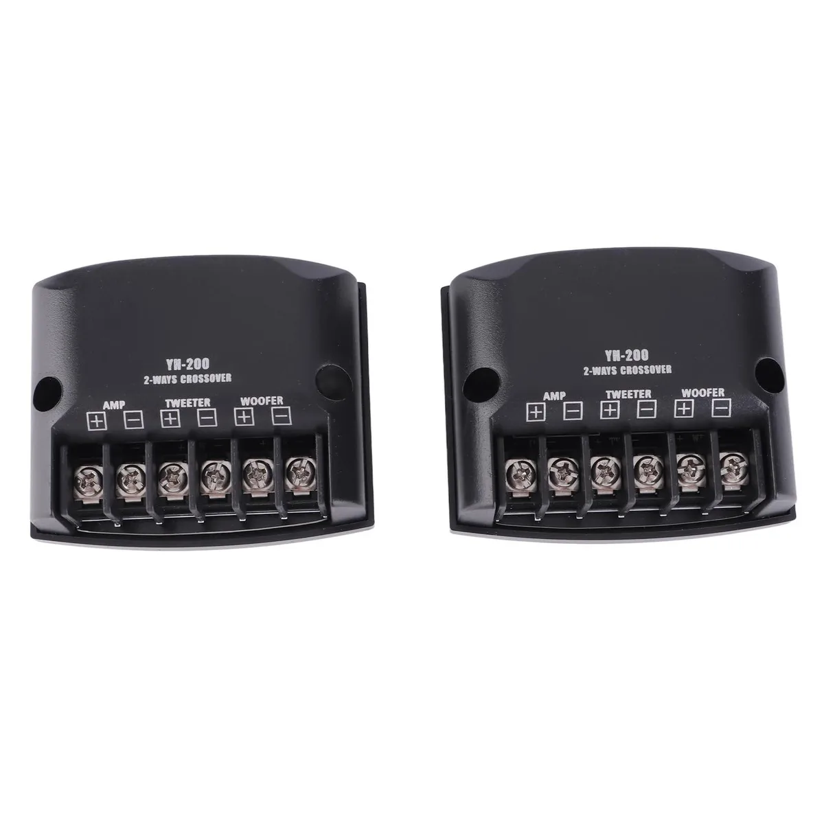 ALSEYE ALSEYE 2 in 1 Accessory Car Speaker Divider 12V 60W Black — product photo