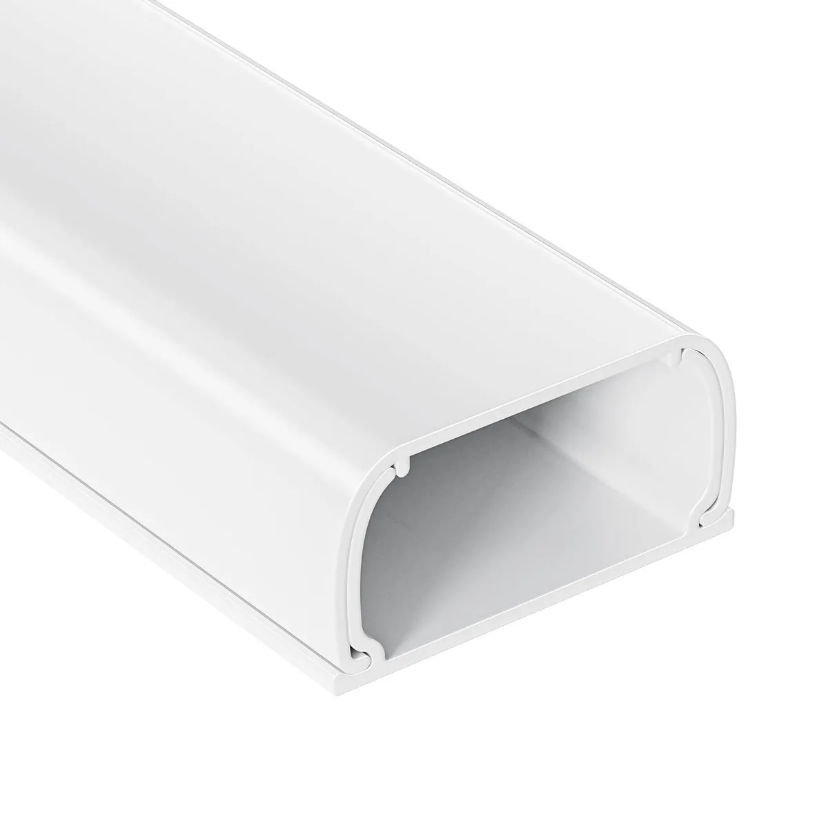  Yecaye Large Cord Hider 47in 1.6in W 0.8in H White — product photo
