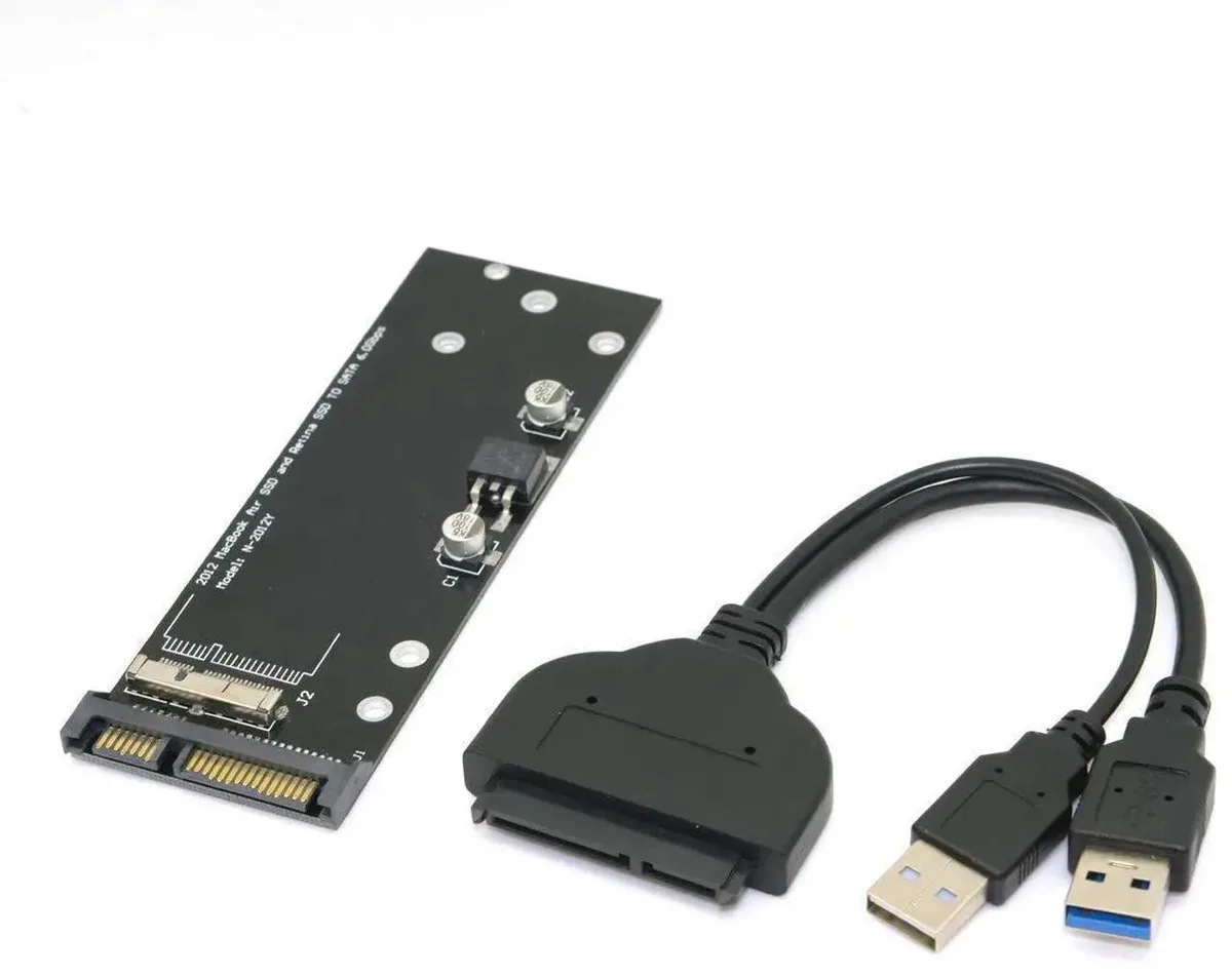 SMUGDESK SMUGDESK USB 3.0 12+6Pin to SATA 22Pin MacBook Air SSD Converter — product photo
