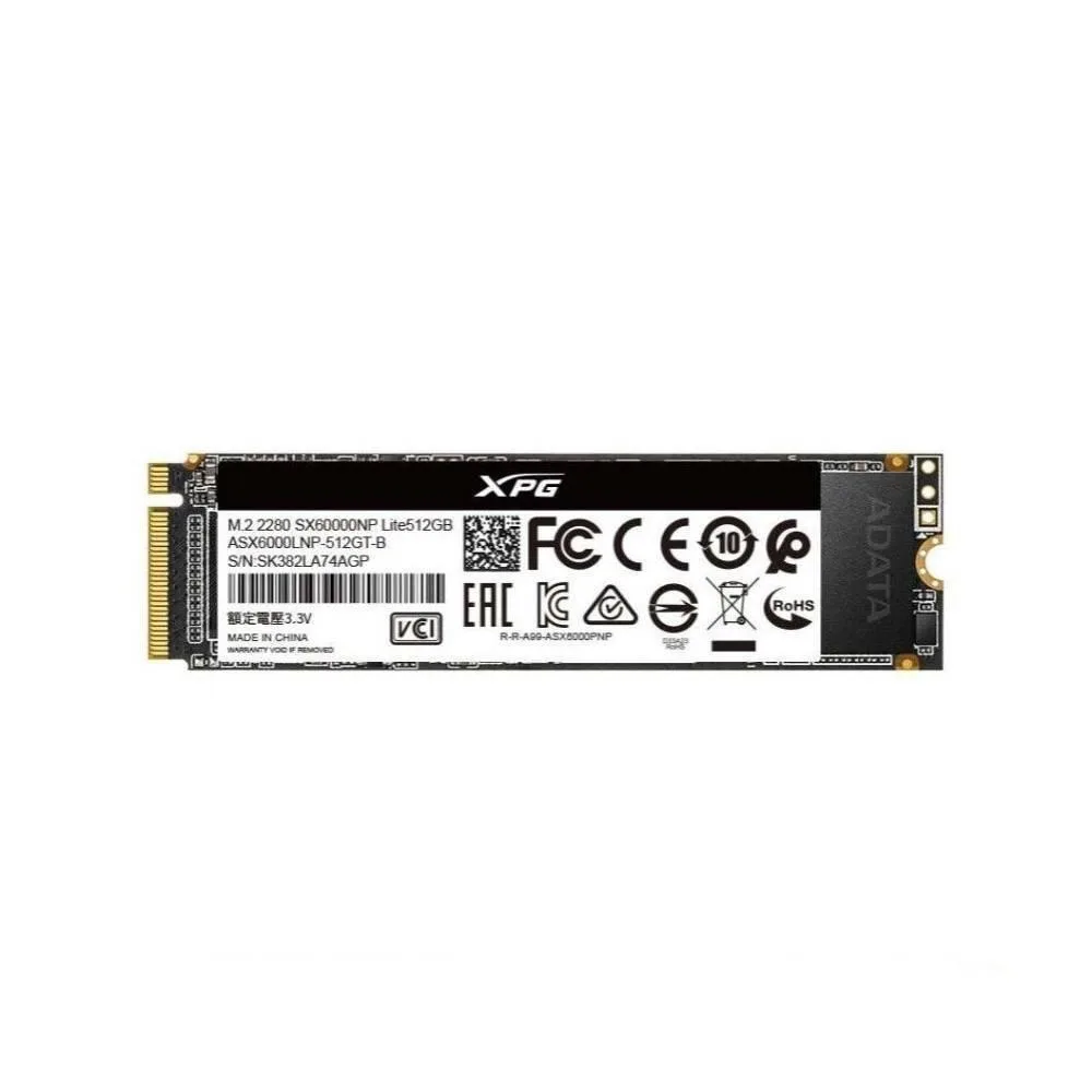 XPG XPG SX6000 LiTBe 512GB M.2 PCIe SSD — product photo