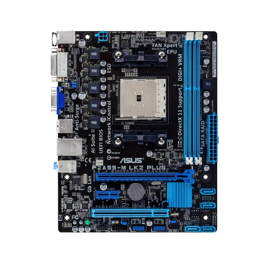 ASUS ASUS F2A55-M LK2 PLUS AMD A55 DDR3 32GB Micro ATX Motherboard — product photo
