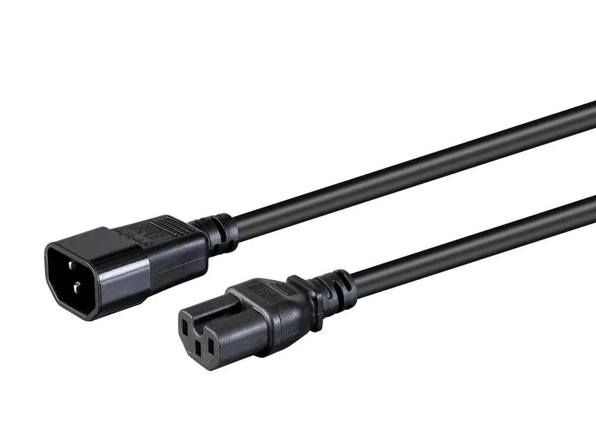 Monoprice Inc. Monoprice Inc. 135113 computer power cord C14 to C15 14AWG 15A 100-250V — product photo
