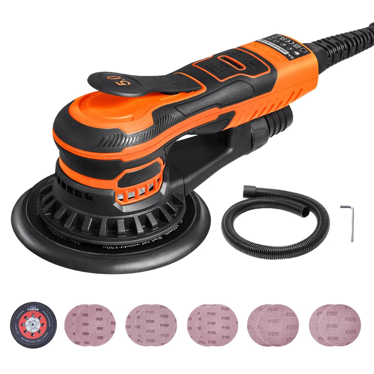 VEVOR VEVOR R7313 6-Inch Random Orbital Sander 350W 10000 RPM — product photo