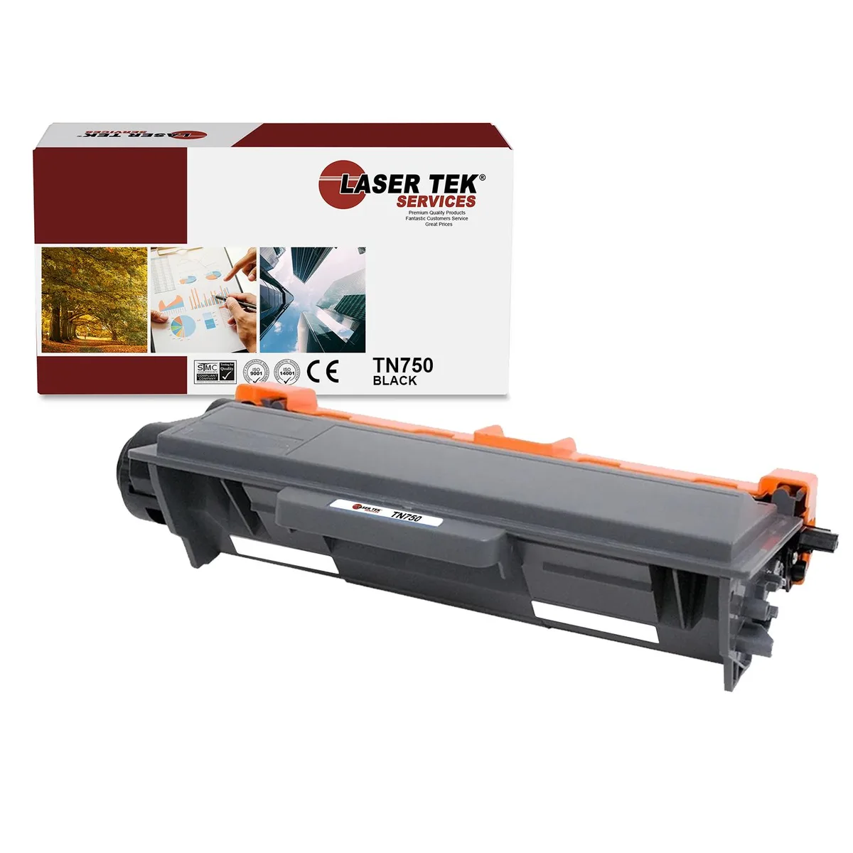 Laser Tek Services Laser Tek Services TN-750 Black Toner Cartridge 8000 pages — product photo
