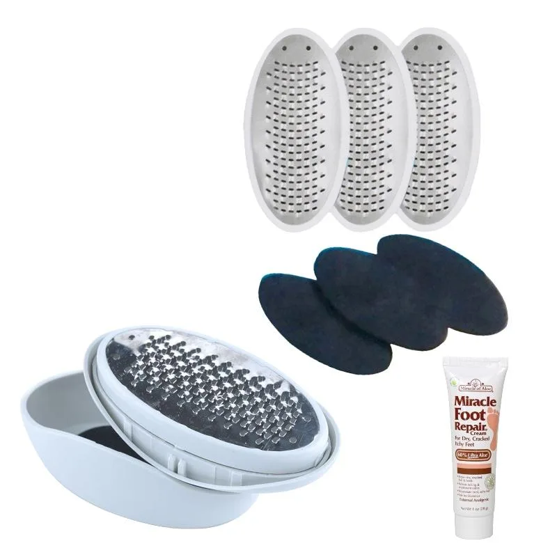 As Seen On TV As Seen On TV 0619 Egg Pedicure Callus Shaver 3 Blades Miracle Foot Repair beauty - body — product photo