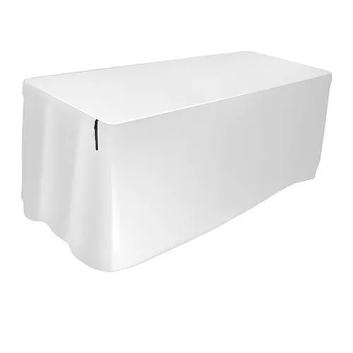 Ultimate Support Systems Ultimate Support Systems USDJ-6TCW 6ft Table Cover White dj accessory — product photo