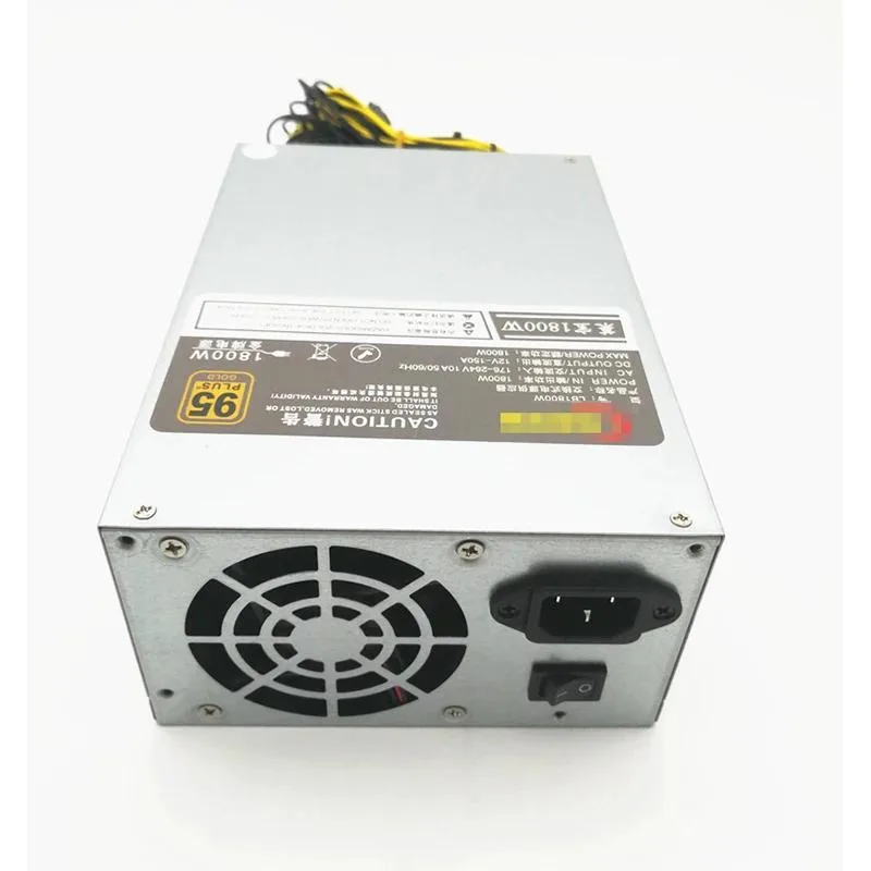 KHACHIMO KHACHIMO LB-1800 LB1800W 1800W 10*6PIN 12V 4U power supply — product photo