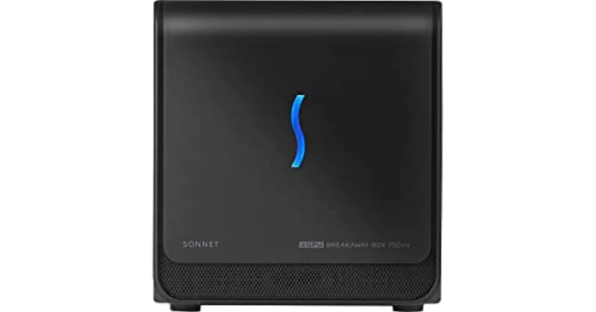 Sonnet Technologies Sonnet eGPU Breakaway Box 750ex 750W 45W Thunderbolt — product photo