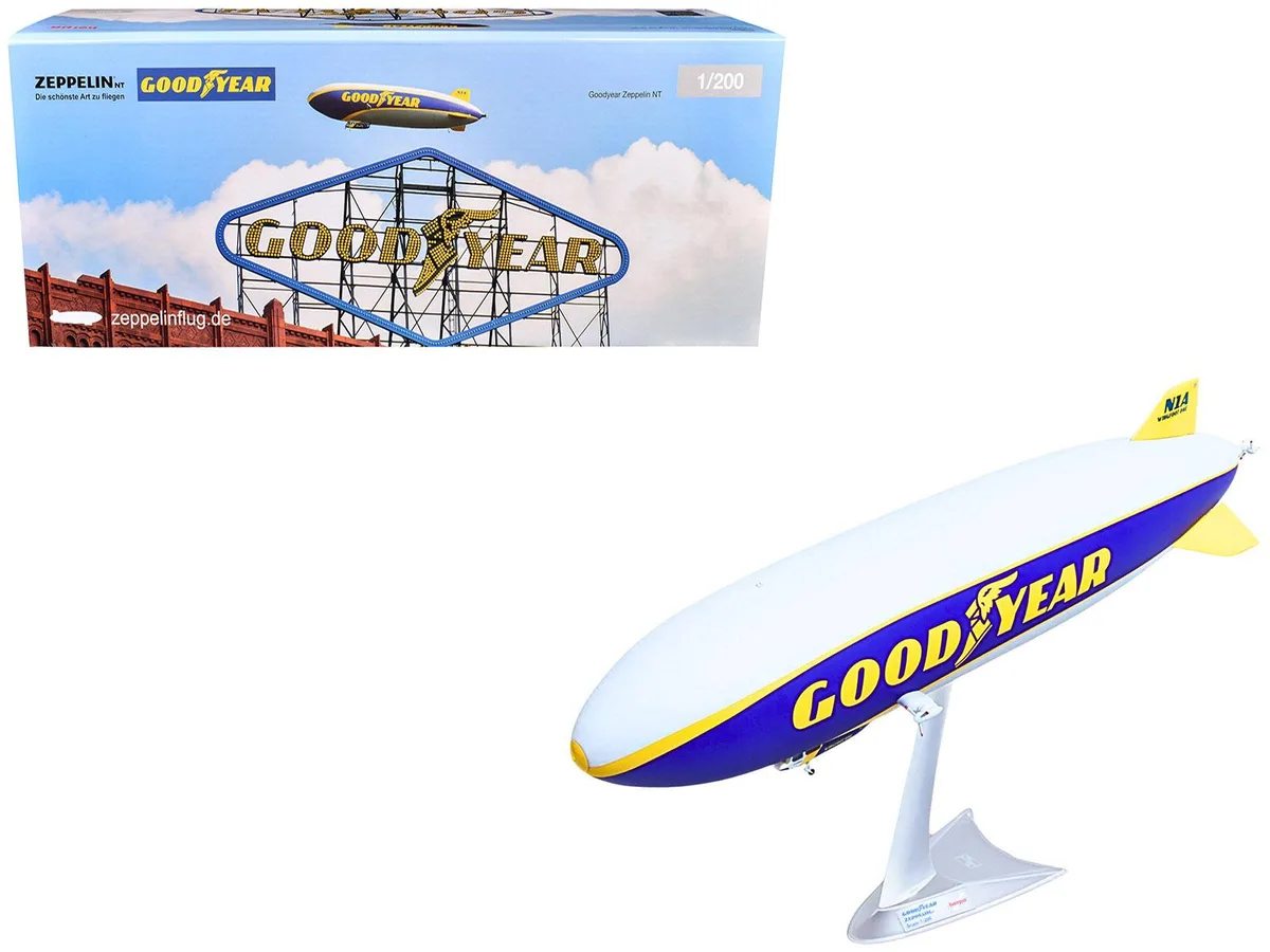 Herpa Herpa Zeppelin NT Goodyear Blimp Wingfoot One N1A 1/200 Diecast Hobby Collectible — product photo