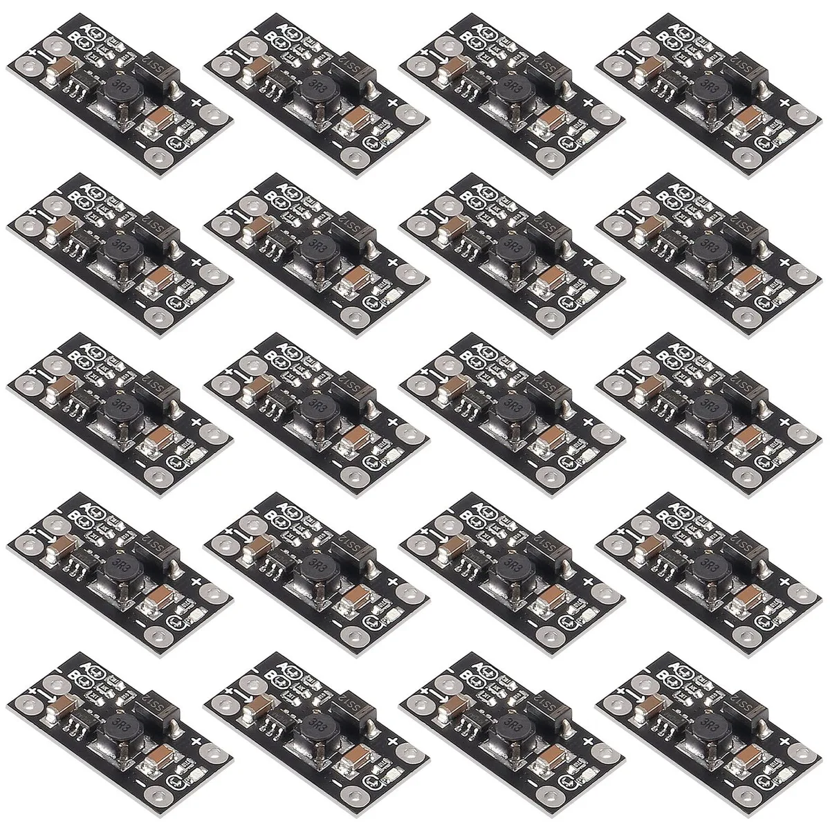 KEHIPI KEHIPI 20PCS 1.5A Mini Boost Module 3.7V to 5V 8V 9V 12V Step Up Board with LED Indicator — product photo