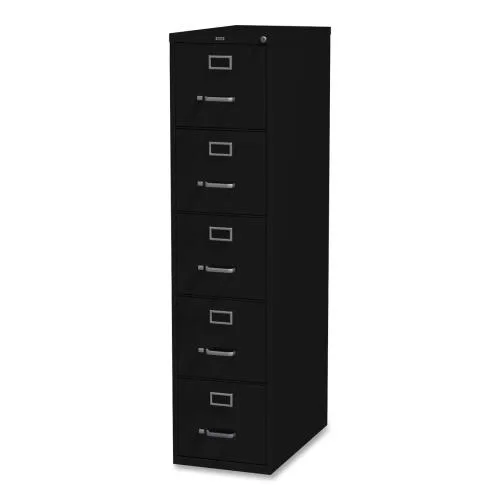 Lorell Lorell 48498 office furniture 15 x 26.5 x 61 5 drawer vertical file cabinet — product photo