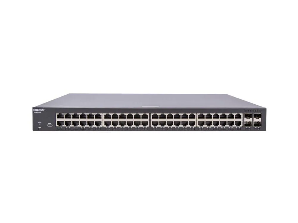 RUCKUS WIRELESS RUCKUS WIRELESS ICX8100-48PF-X 48-port PoE+ network switch — product photo