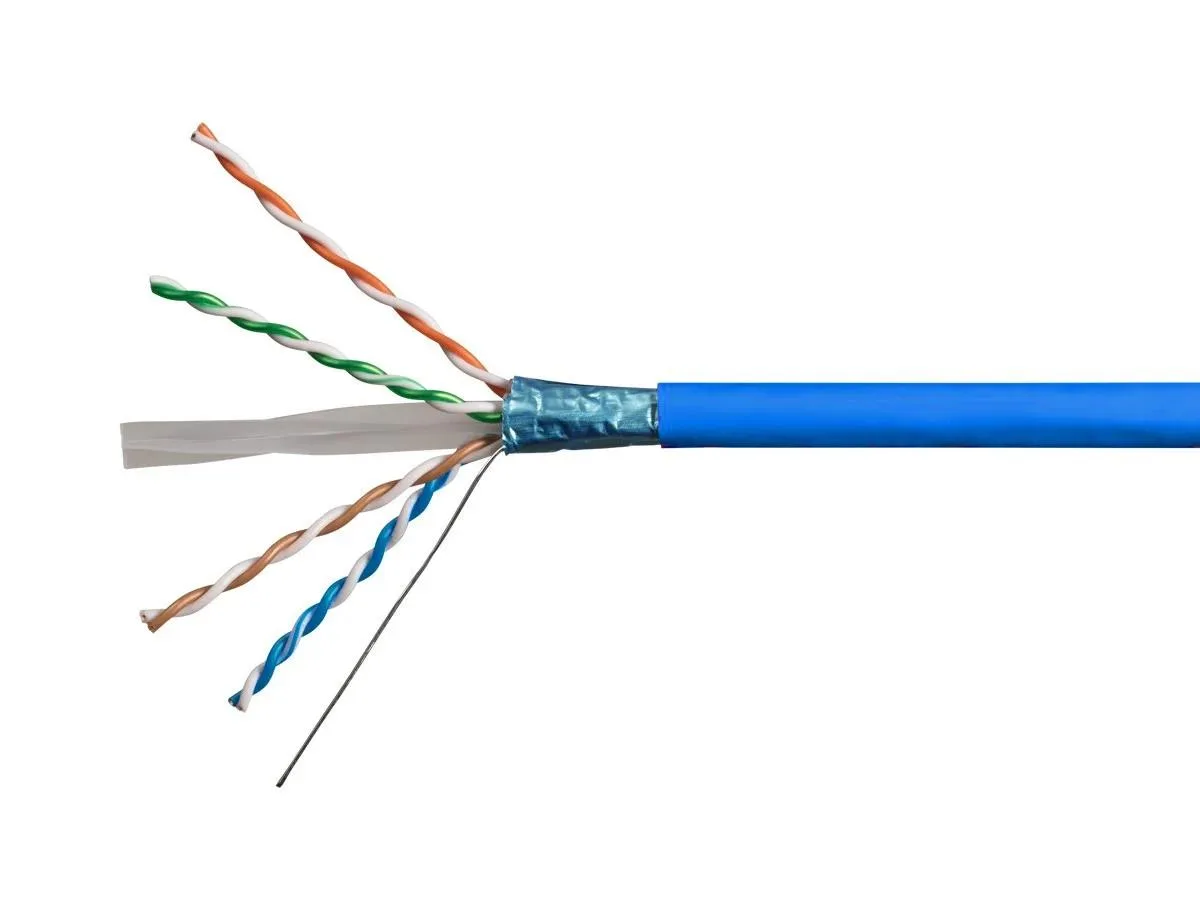 Monoprice Inc. Monoprice 113072 Cat6A Ethernet Bulk Cable 1000 Feet Blue 23AWG 650MHz — product photo