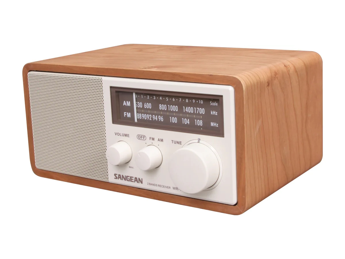 Sangean Sangean WR-11 AM/FM Wooden Cabinet Radio — product photo