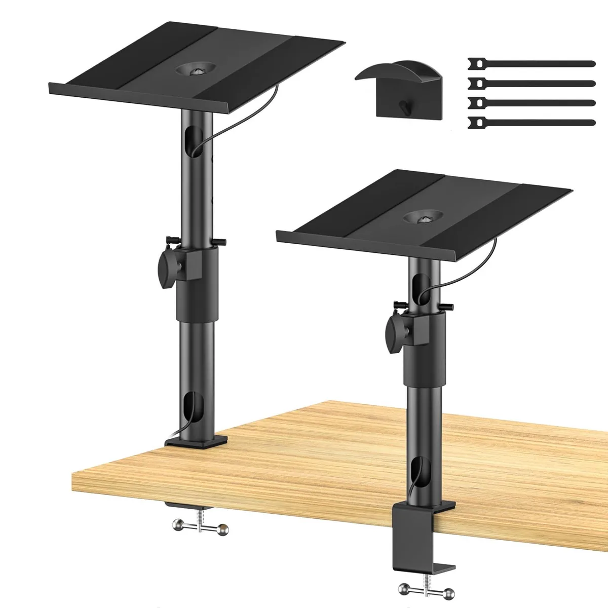 Avid Desk Clamp Stands Pair 15 in Black Aluminum — product photo