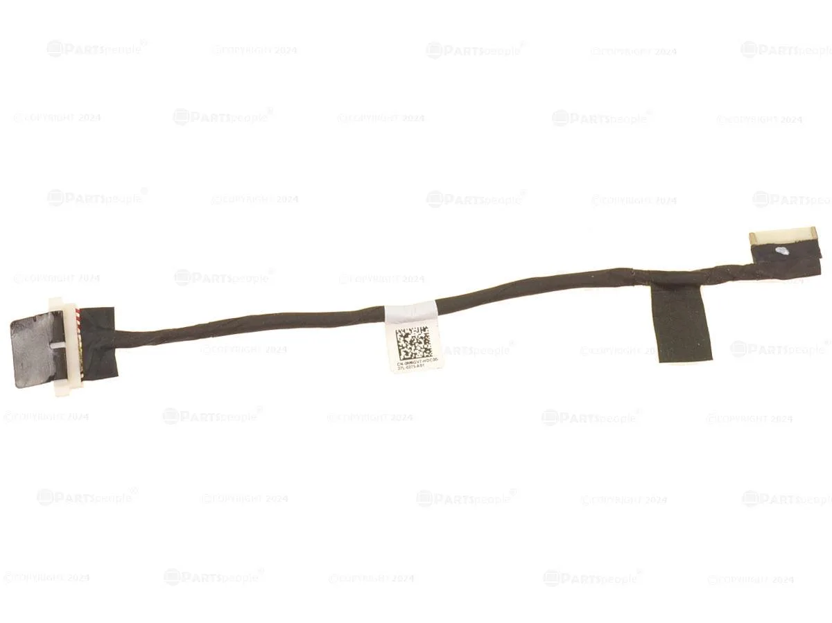 Thin black ribbon cable with connectors on both ends