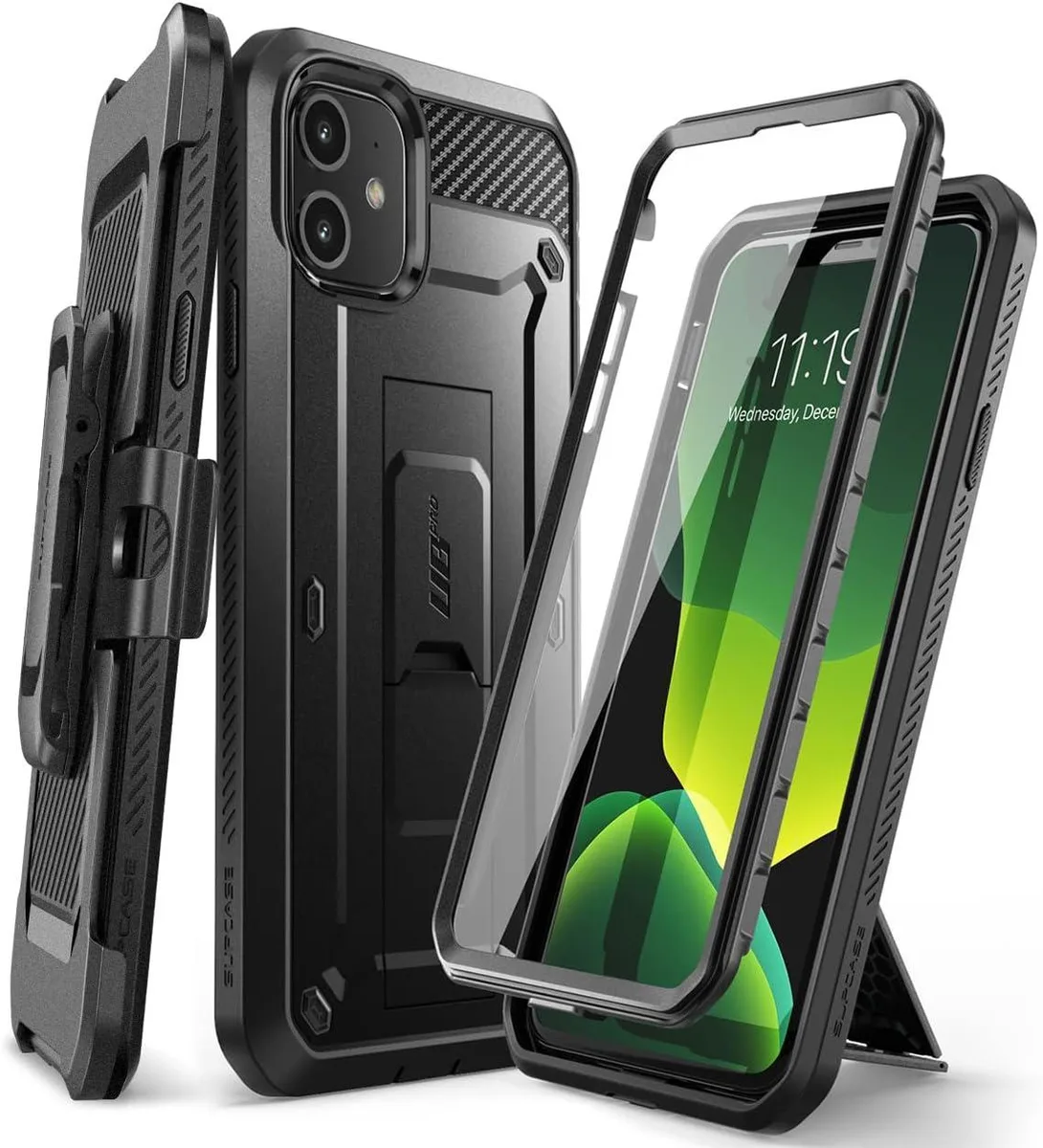 SOEWIOU SOEWIOU Unicorn Beetle Pro Case for iPhone 11 6.1 Black — product photo