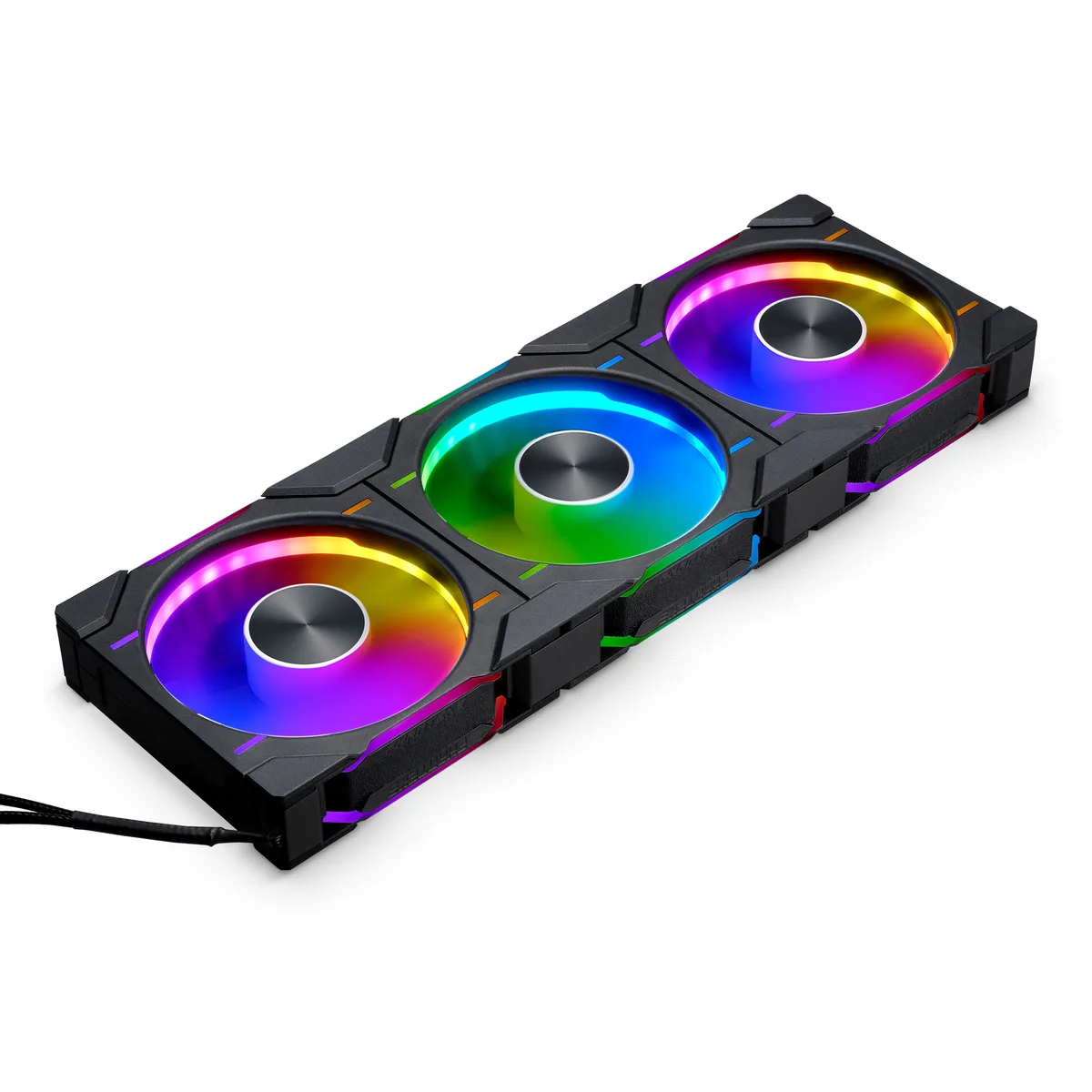 Phanteks Phanteks PH-F120D30_DRGB_PWM_BK01_3P 120mm 30mm 3-pack DRGB case fan — product photo