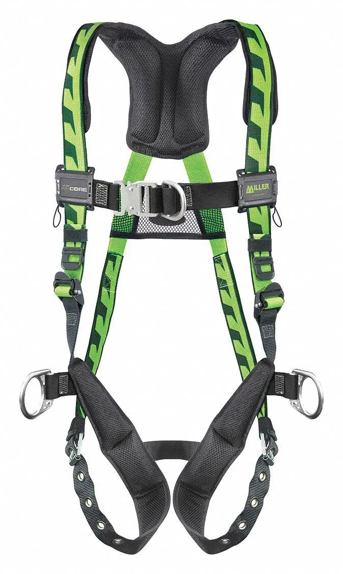 Honeywell Honeywell Miller AirCore Full Body Harness Vest Style L/XL Green 400 lb capacity — product photo