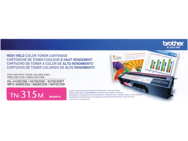 Brother Brother TN315M Magenta Toner Cartridge 3500 Pages — product photo