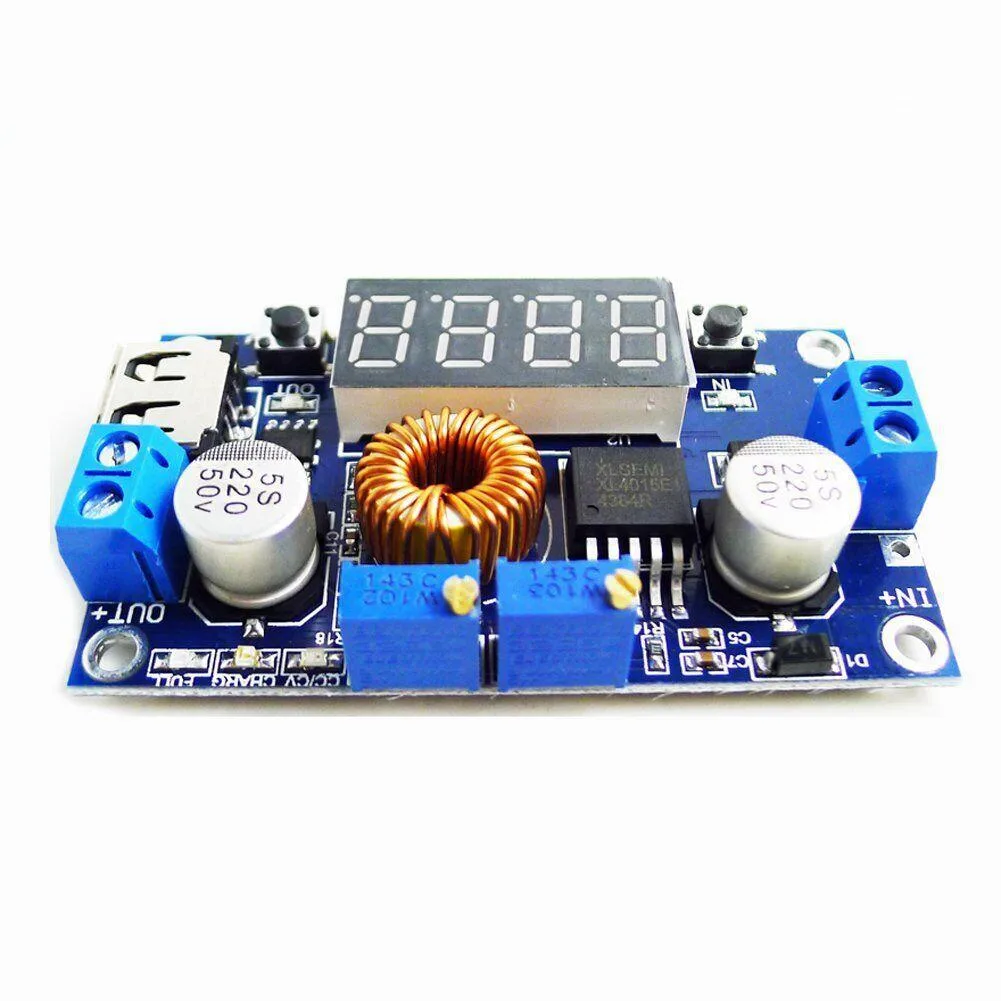 JacobsParts Inc. JacobsParts XL4015 5A DC Buck Converter with LED Voltmeter USB — product photo