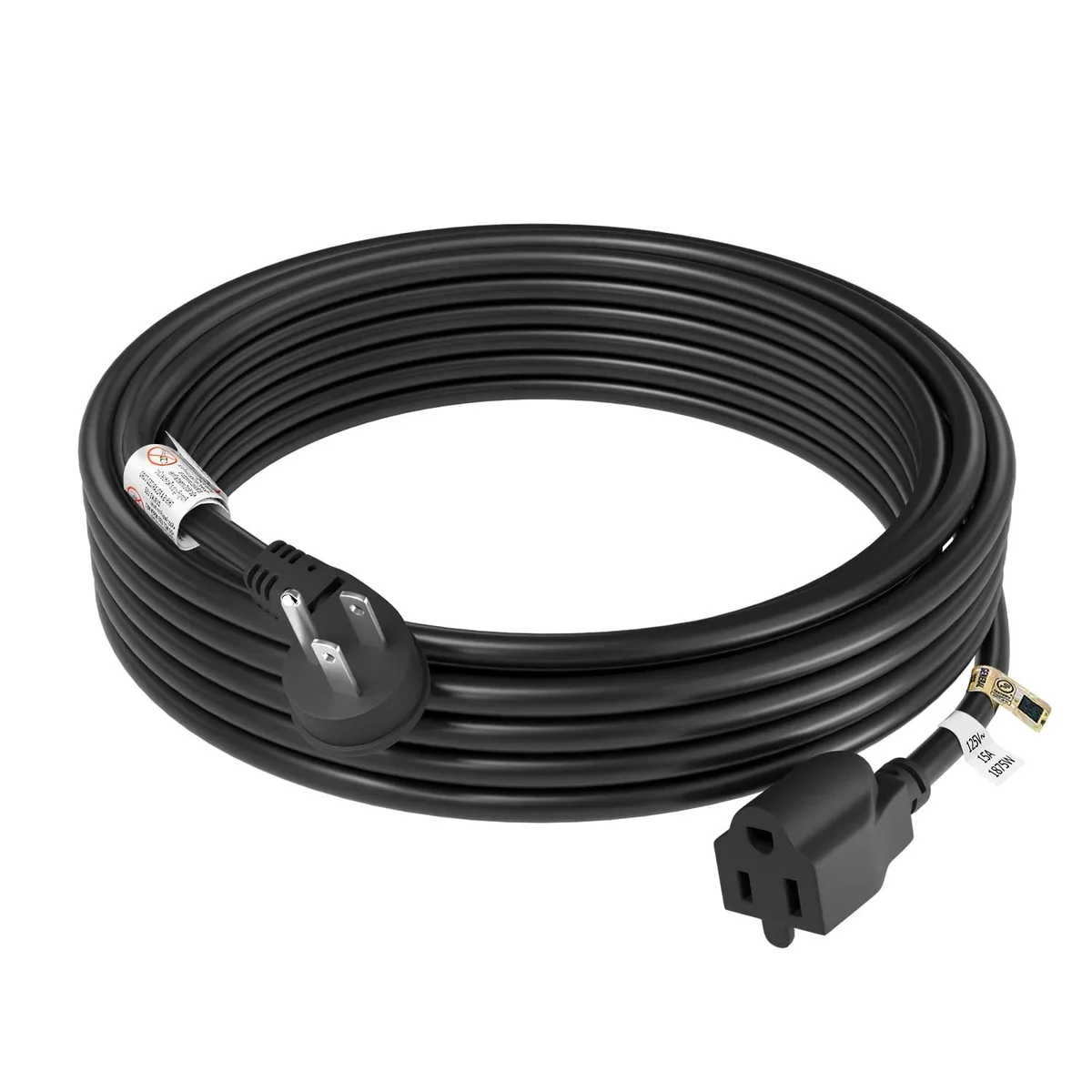  FIRMERST XR-303G 14 AWG 15 ft flat-plug power extension cord — product photo