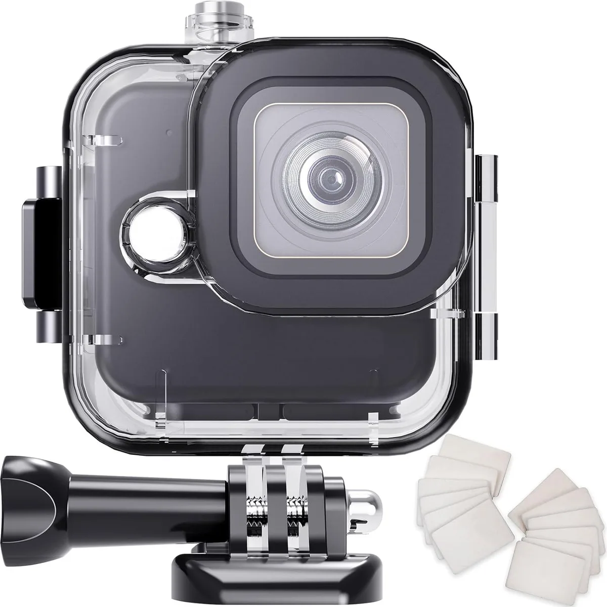 BONAEVER BONAEVER Waterproof Housing for GoPro Hero 11 Black Mini 60M 12 Anti-Fog Inserts — product photo