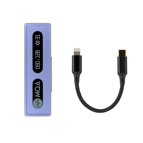 LORDWORLD LORDWORLD FC3 USB DAC &amp; USB C OTG Cable Purple — product photo