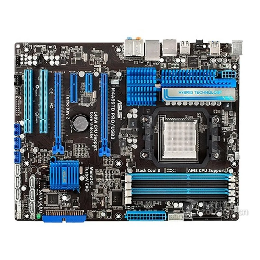 ASUS ASUS M4A89TD PRO/USB3 AMD 890FX DDR3 16GB ATX motherboard — product photo